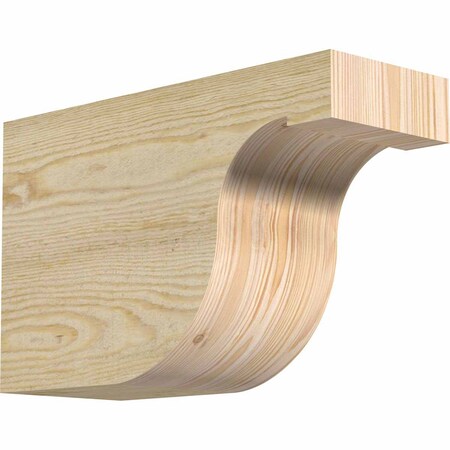 Ekena Millwork Del Monte Rough Sawn Rafter Tail, Douglas Fir, 6"W x 10"H x 16"L RFT06X10X16DEL00RDF